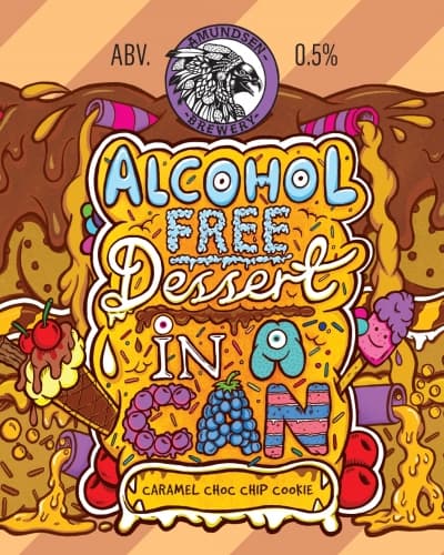 Alcohol Free Dessert In A Can Caramel Choc Chip Cookie