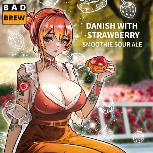 DANISH WITH STRAWBERRY