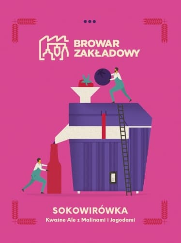 Sokowirówka Z Malinami i Jagodami