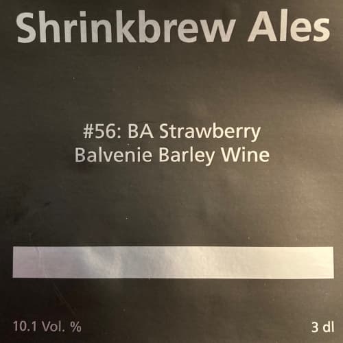 #56: BA Strawberry Balvenie Barley Wine
