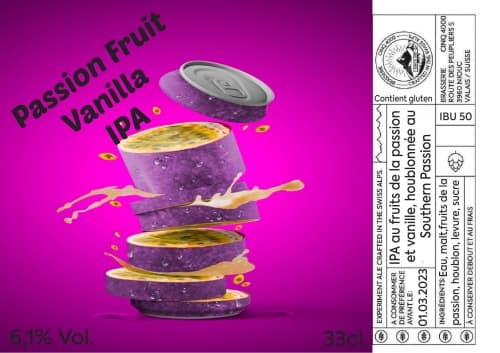 Passion Fruit Vanilla IPA