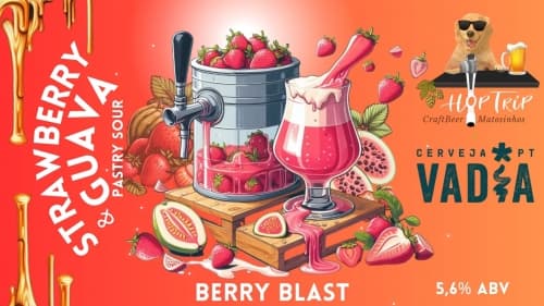 Vadia Hop Tryp Collab - Strawberry&Guava Pastry Sour