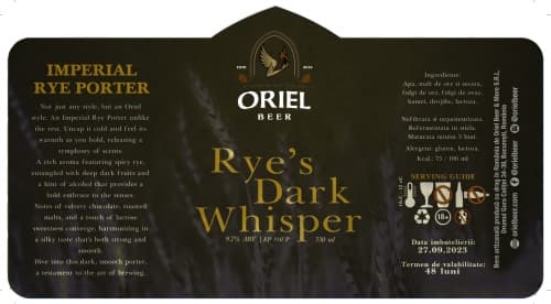 Rye’s Dark Whisper