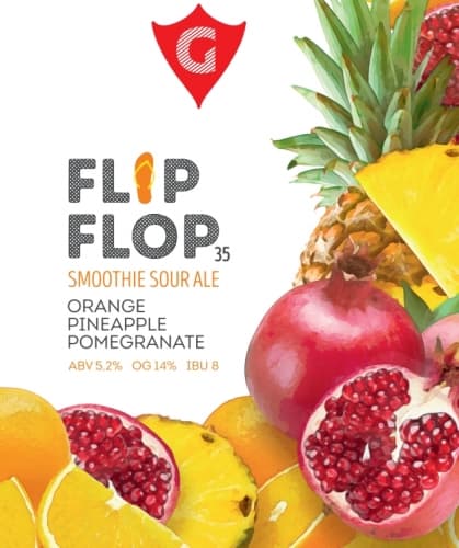FLIP FLOP 35 | orange • pineapple • pomegranate