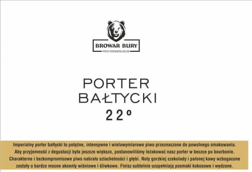 Porter Bałtycki 22°
