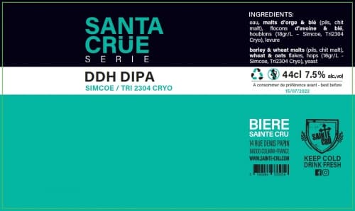 DDH DIPA Simcoe / Tri 2304 cryo