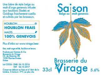 Saison au houblon frais