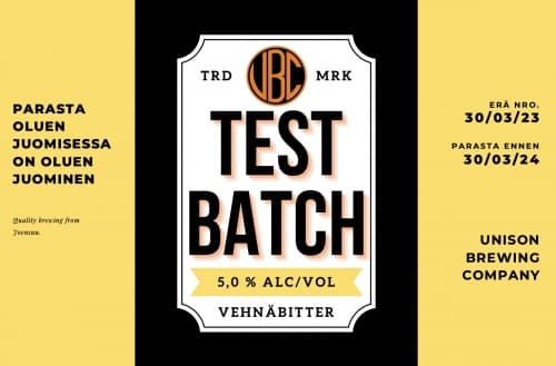 Test Batch: Vehnäbitter