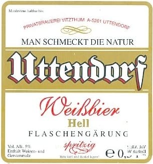 Uttendorf Weißbier Hell