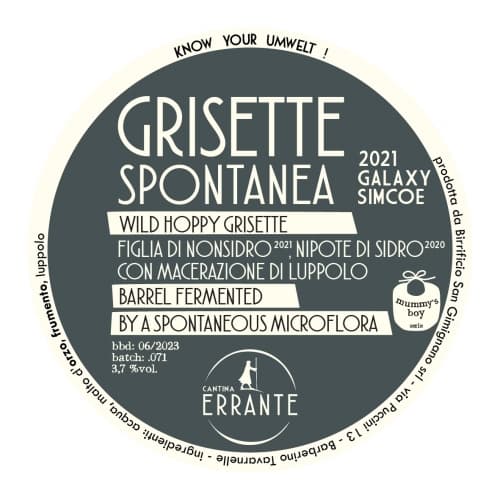 Grisette Spontanea 2021 - Galaxy Simcoe