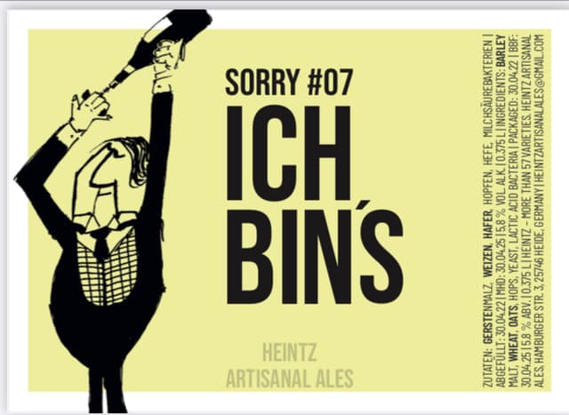 Sorry #07 Ich Bin‘s // Pinot Noir Barrel Aged Mixed Fermentation