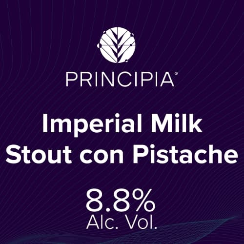 Imperial Milk Stout Con Pistache