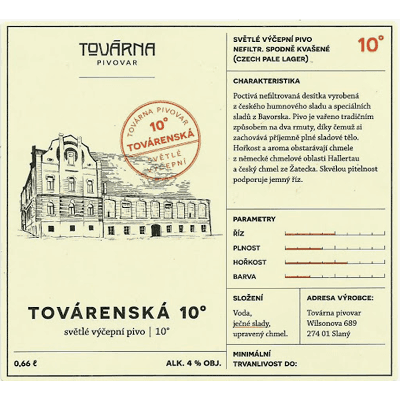Továrenská 10°