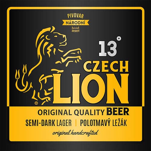 Czech Lion 13° Polotmavý Ležák