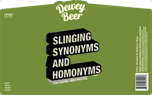 Slinging Synonyms & Homonyms
