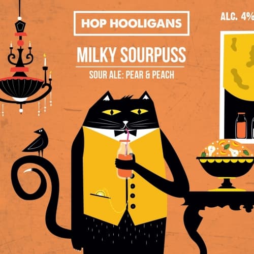 Milky Sourpuss: Peach & Pear
