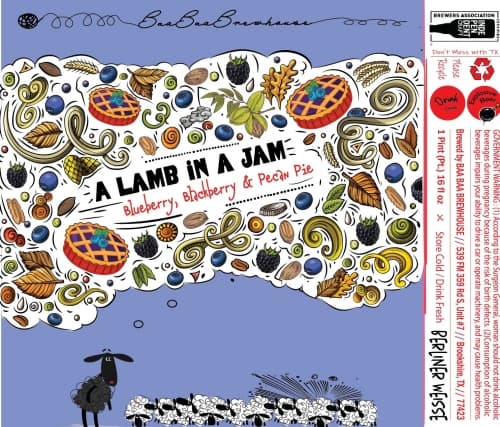 Lamb in a Jam: Blueberry, Blackberry & Pecan Pie