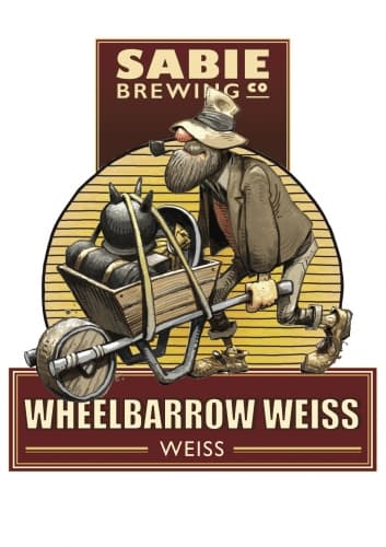 Wheelbarrow Weiss