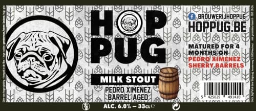 Hoppug Milk Stout Pedro Ximenez Barrel Aged
