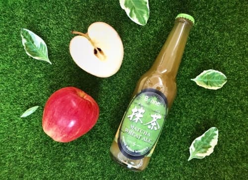 Matcha Apple Wheat Ale (Bonne X Hong Kong Whistle)