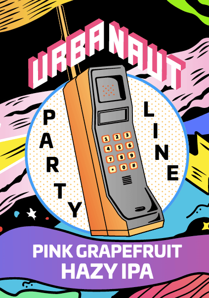 Pink Grapefruit Hazy IPA - PARTY LINE SERIES!