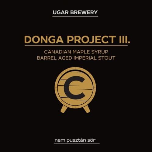 Donga Project III - Canadian Maple Syrup Barrel Aged Imperial Stout