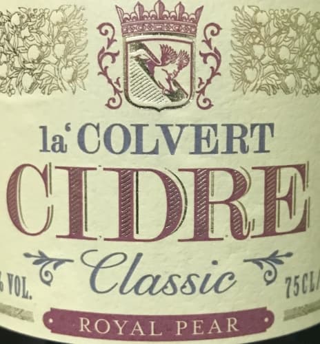 la'COLVERT Classic Pear Cider