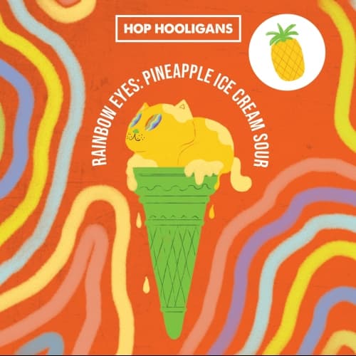 Rainbow Eyes: Pineapple Ice Cream Sour