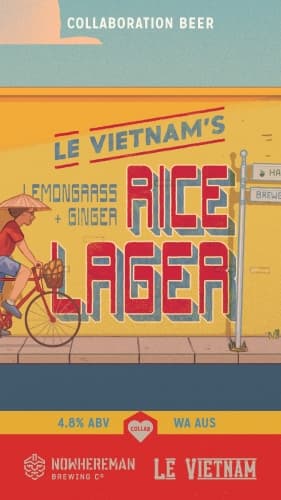 Le Vietnam's Lemongrass And Ginger Rice Lager