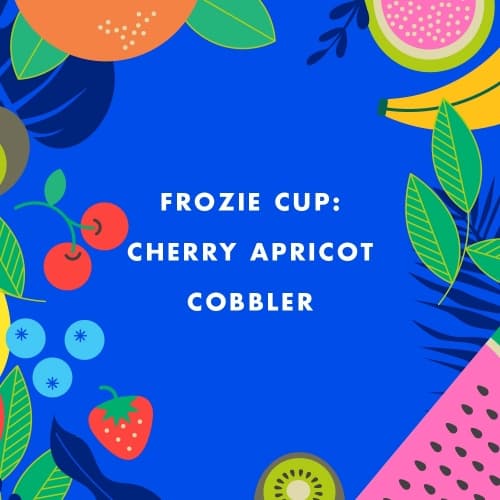 Frozie Cup: Cherry Apricot Cobbler