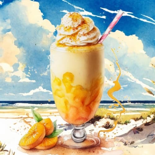 Mandarine Sundae Shake