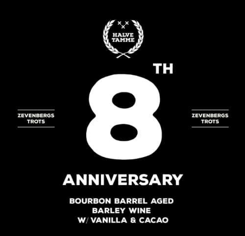 8th Anniversary Bourbon Barrel Aged Barley Wine W/ Vanilla & Cacao