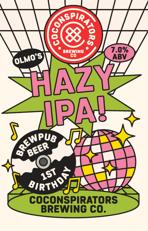 Olmos Hazy IPA - 1st Birthday Beer