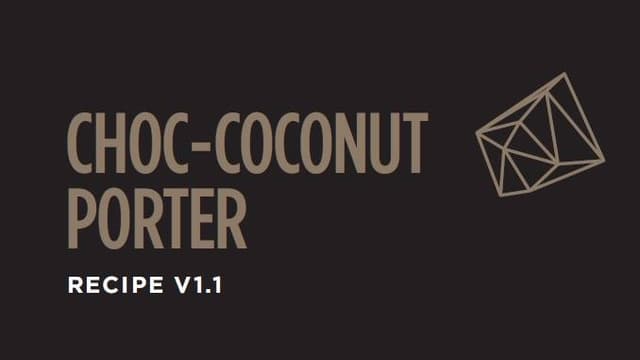 Choc-Coconut Porter