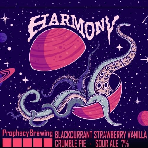 Harmony Blackcurrant Strawberry Vanilla Crumble Pie