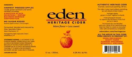 Eden Harvest Cider