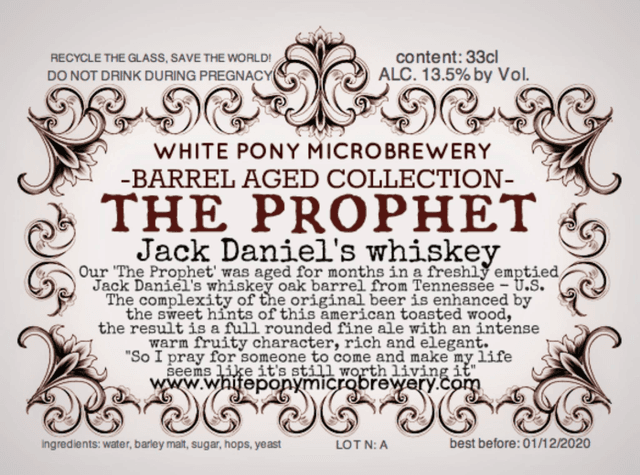 The Prophet BA Jack Daniels