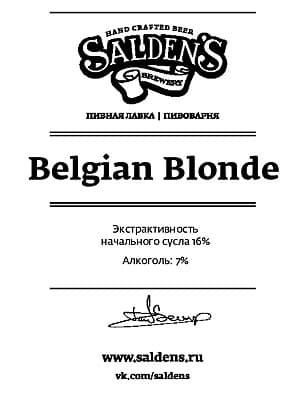 Belgian Blonde