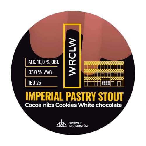 Pastry Imperial Stout With Cocoa Nibs, Cookies & White Chocolate