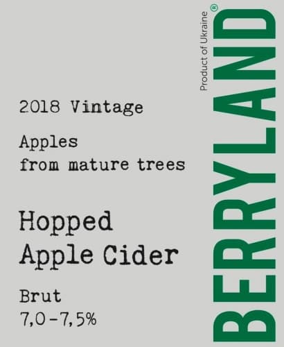 Hoppy Apple Cider Brut (2018 Vintage)