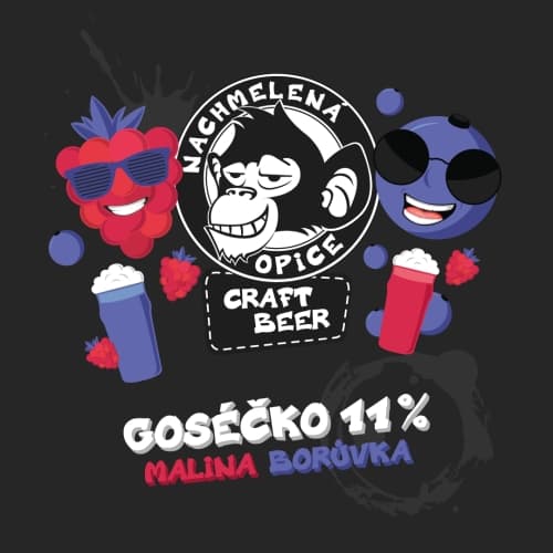 Goséčko Malina & Borůvka 11%
