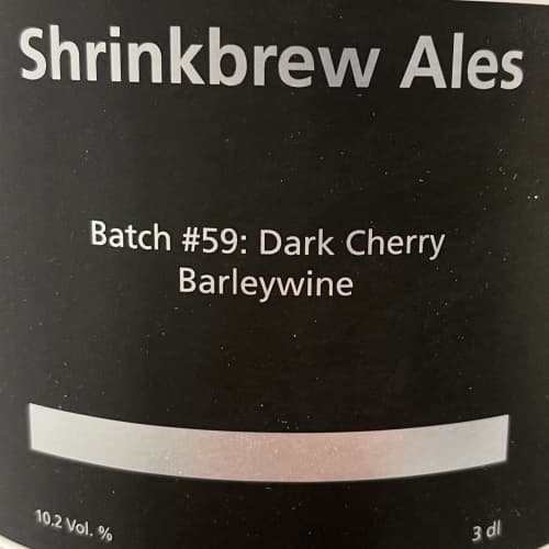 #59: Dark Cherry Barleywine