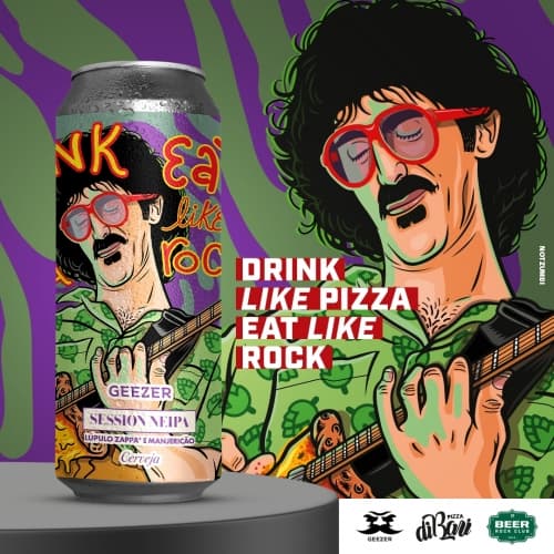 Drink Like Pizza Eat Like Rock