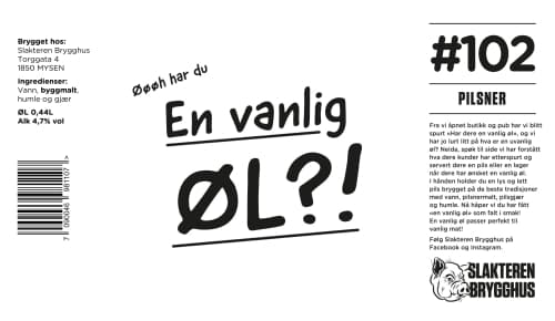 En Vanlig Øl