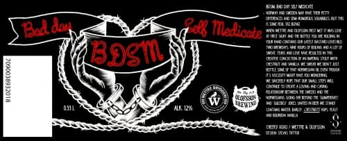 BDSM Chestnut and Vanilla Stout