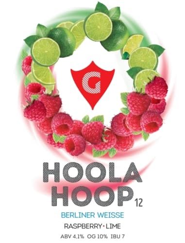 HOOLA HOOP 12 | raspberry • lime