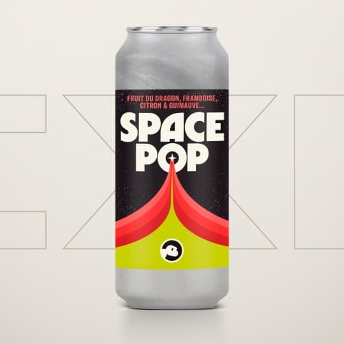 Space Pop Fruit Du Dragon, Framboise, Citron & Guimauve