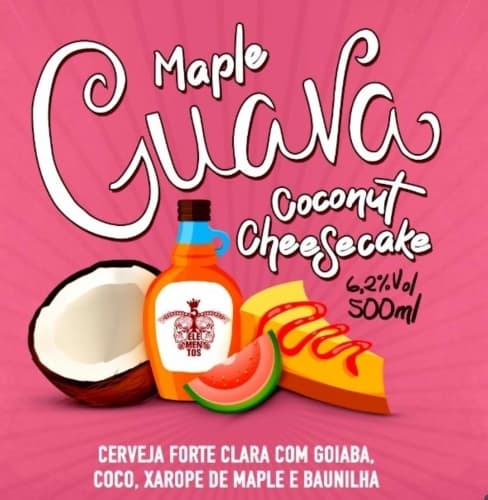 Maple Guava Coconut Cheesecake