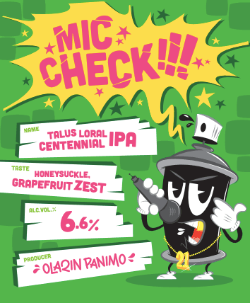 Mic Check! Talus Loral Centennial IPA