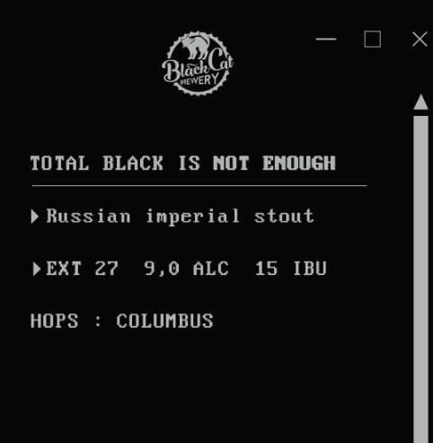 Total Black Is Not Enough